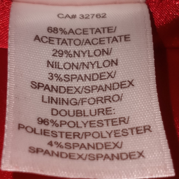 Laundry By Shelli Segal Red Hot 🔥 Size 0 Satin Cocktail Party Club Dress - Picture 4 of 9